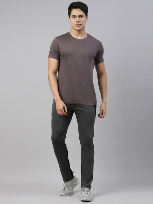 Charcoal Solid Track Pant